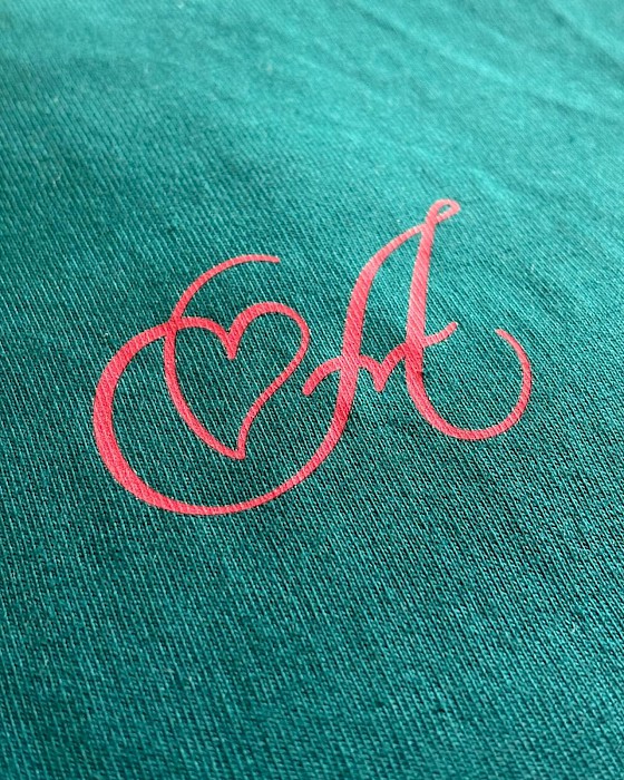 Letters vol liefde - T-shirt (oversized model)